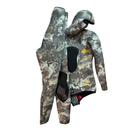 Fato Elios Hidrorepelente 7\5mm Open Cell  Camo Beje