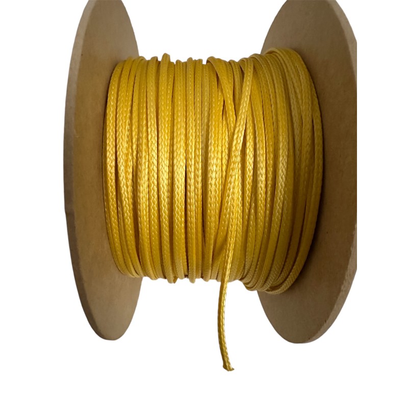 Cabo Dyneema 2,5mm amarelo 740Kg
